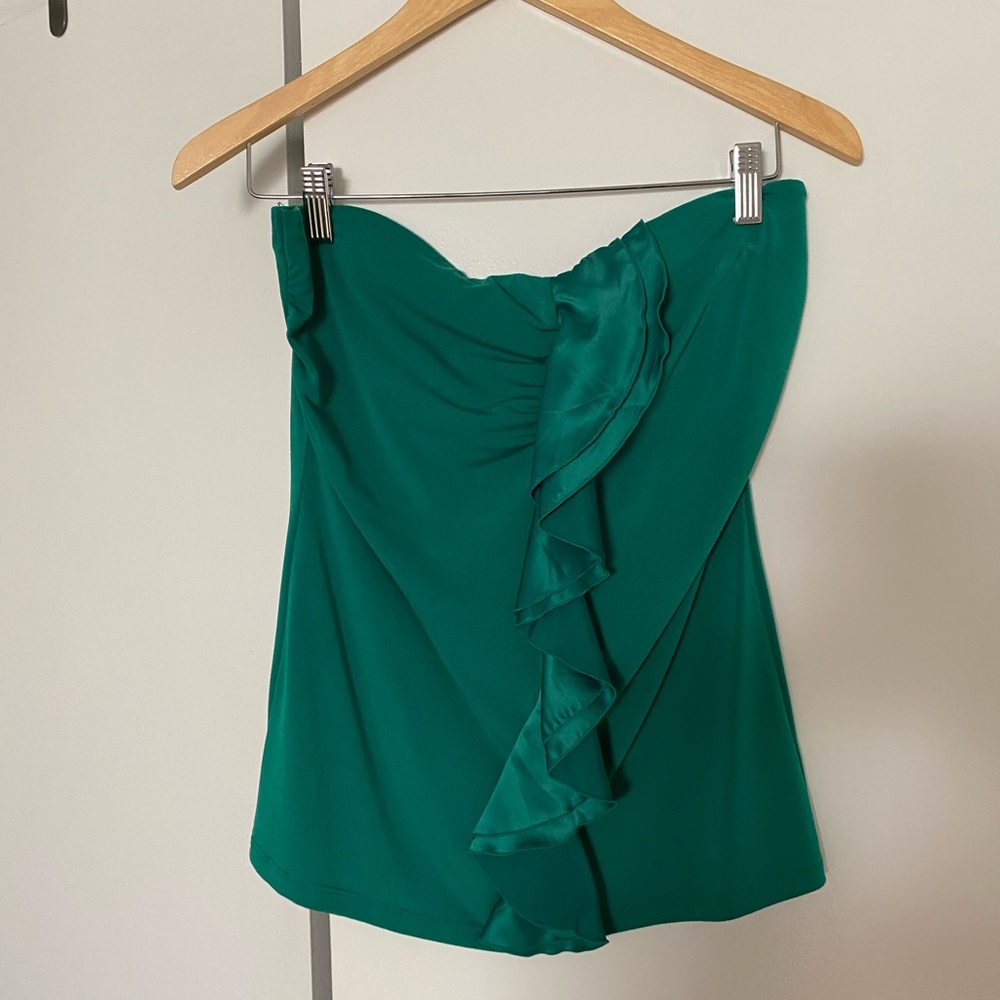 The Limited Green dressy Tube camisole.